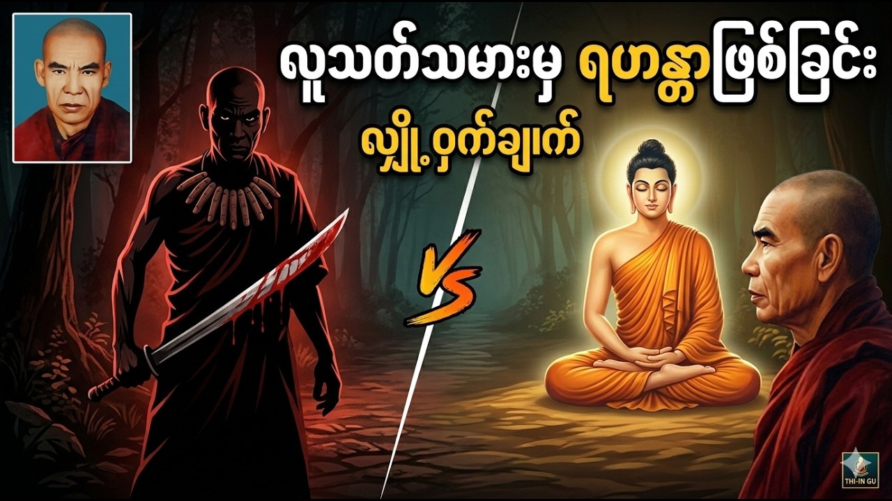 နောင်တရနေသူတိုင်း နာယူဖို့ - အင်္ဂုလိမာလအကြောင်းခံတရား (သဲအင်းဂူဆရာတော်ကြီး)