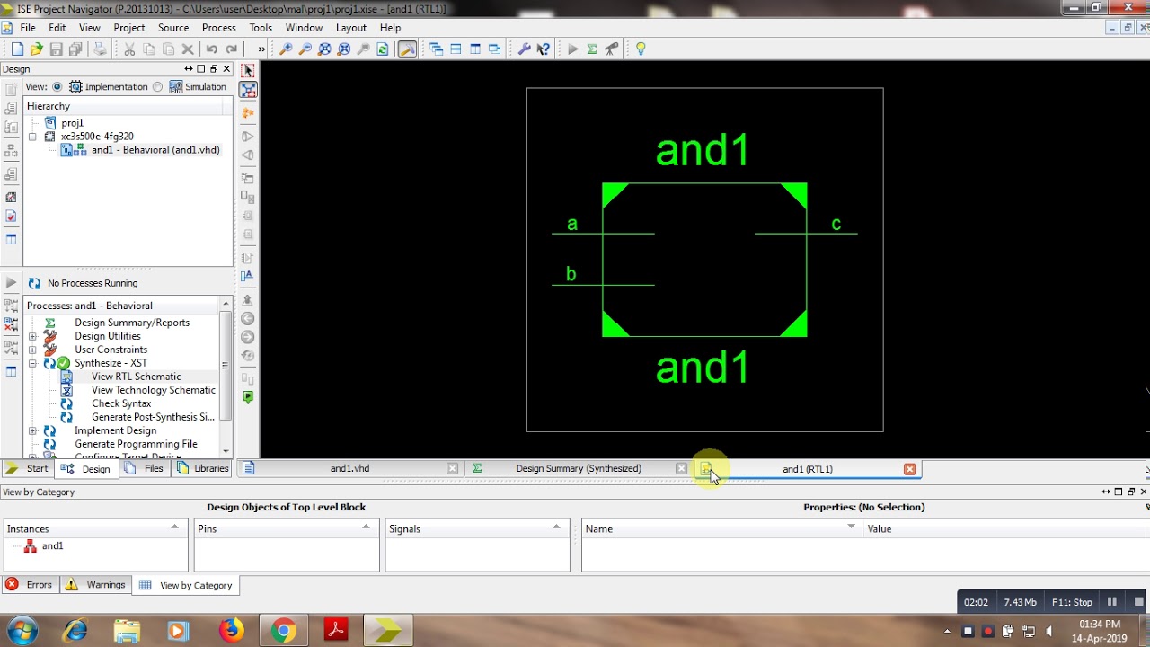 Xilinx VHDL basic tutorial - YouTube