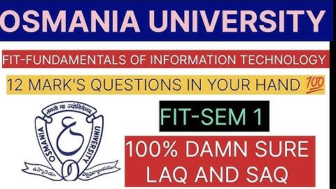 🔴FIT DAMN SURE LAQ AND SAQ💯|B.COM SEMISTER 1|MOST IMPORTANT QUESTION
