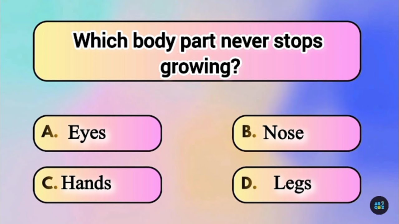 Human Body Quiz | Easy Human Body Questions with Answers | AR Quiz 