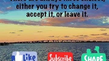 💥For every problem, there are 3 solutions- accept it, change it or leave it 💥 #trending #viralvideo