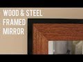 DIY Framed Mirror // Metal Working for Beginners