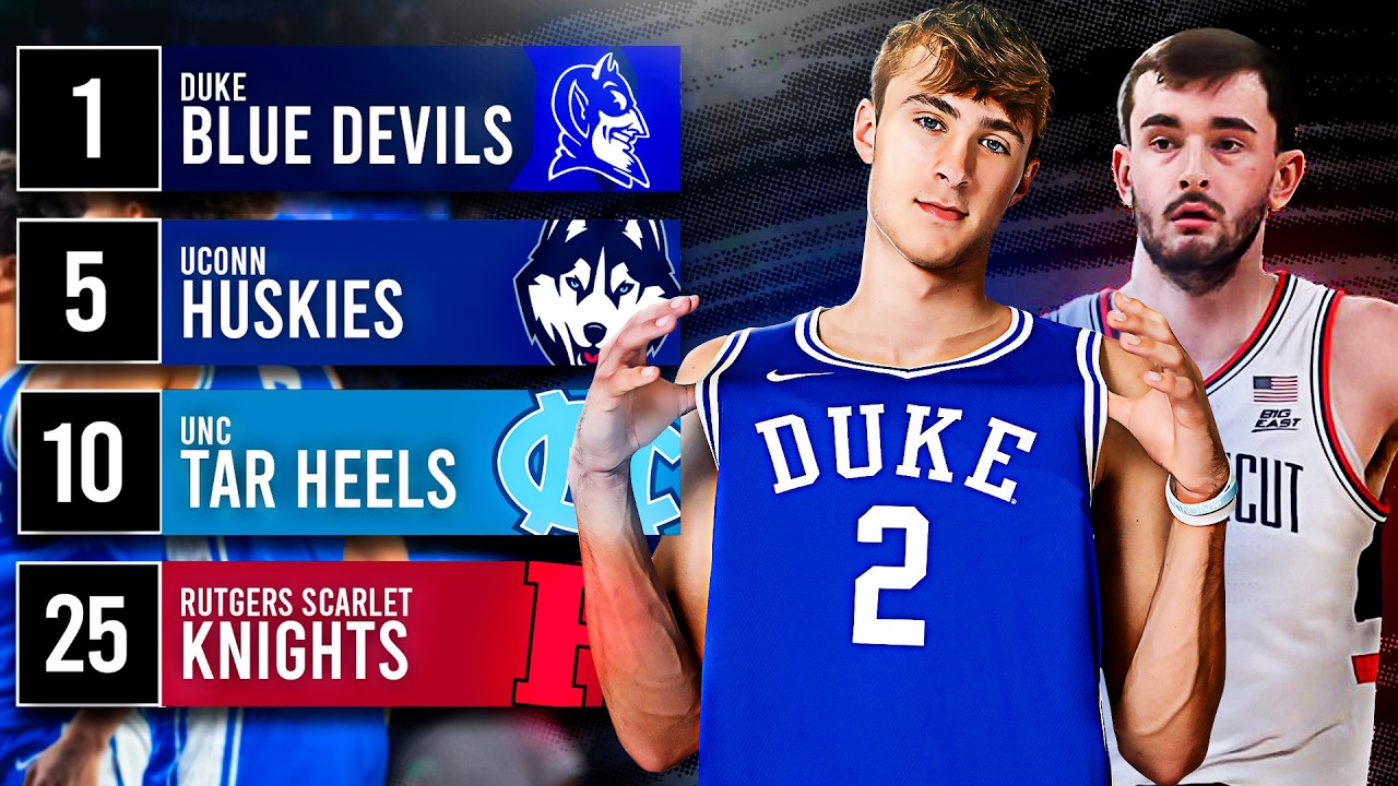 My Official 2025 College Basketball Predictions