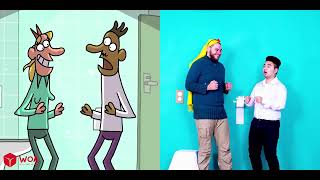 Застрял в Туалетные хроники | Cartoon Box в реальной жизни | Woa Parody Russia