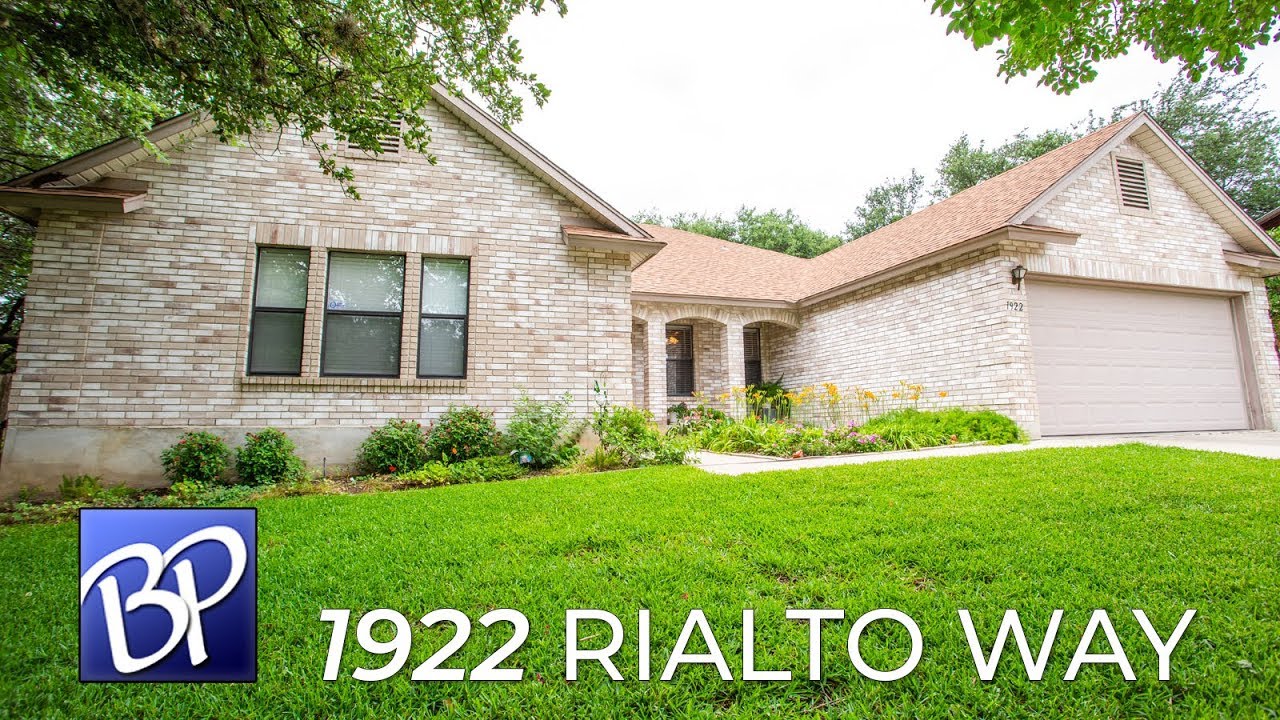For Sale 1922 Rialto Way, San Antonio, Texas 78230 YouTube