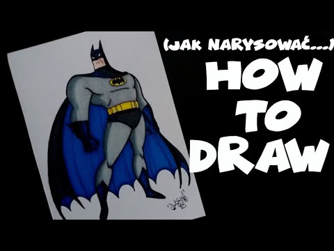 How To Draw: Batman (Batman The Animated Series)(Kreskówkowa Środa) -  YouTube