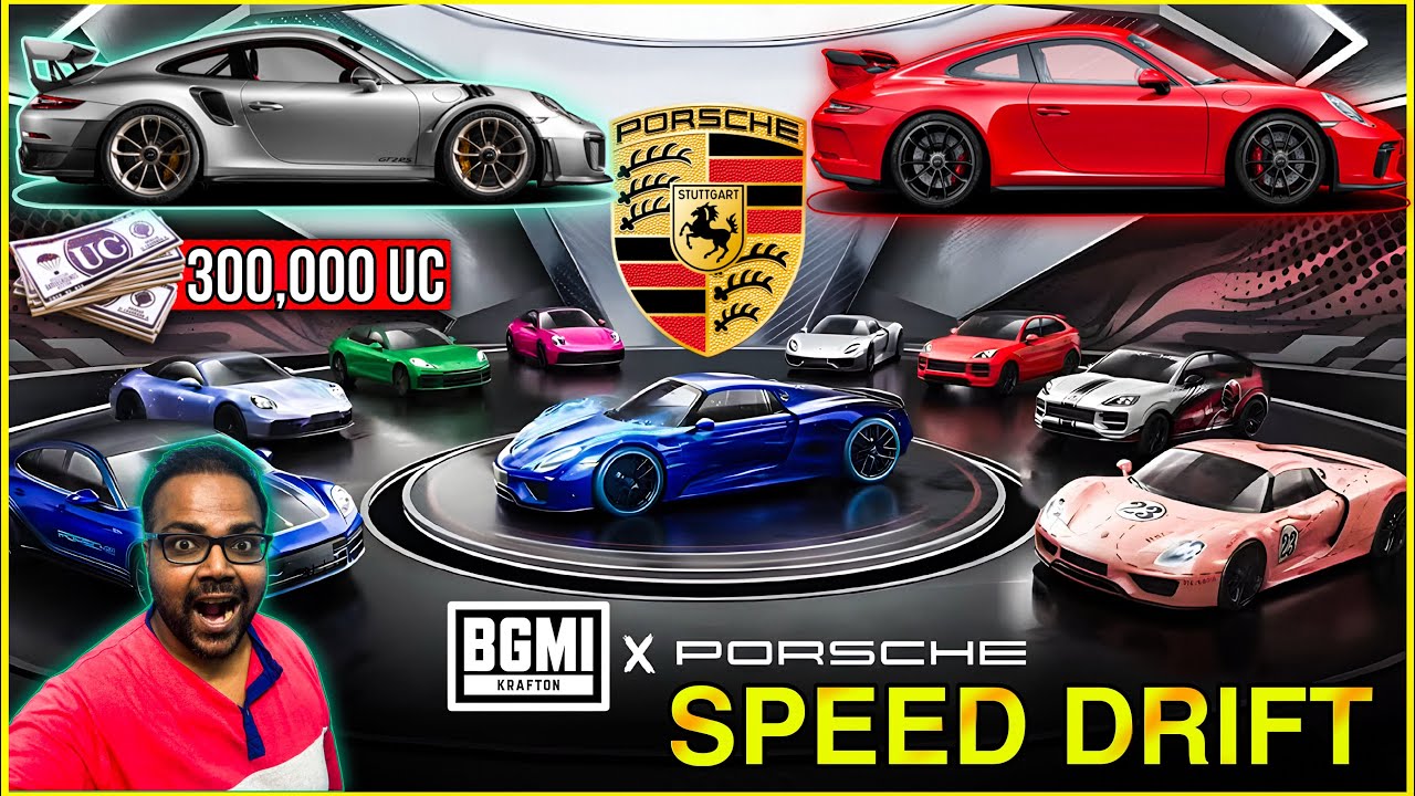 😱OMG NEW BGMI x PORSCHE COLLABORATION | 0UC FREE SUPERCAR | PORSCHE SPEED DRIFT | BGMI | PUBG MOBILE