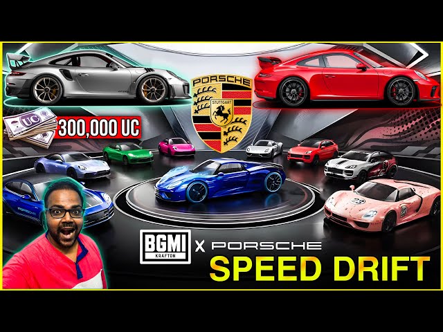 BGMI x Porsche 콜라보: 포르쉐 스피드 드리프트 이벤트 상세 분석 및 크레이트 오픈 | Vortex Gaming
