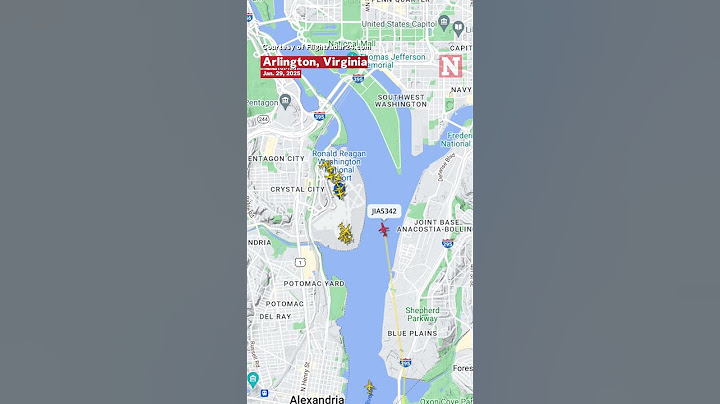 D.C. Plane Crash: GPS Shows Washington Airport Activity During Mid-Air Collision