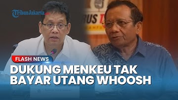 Mahfud MD Sentil Proyek Whoosh Dukung Menkeu Purbaya Tolak Bayar Utang Kereta Cepat