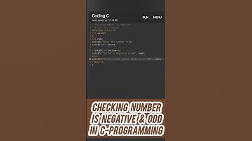 Checking Number is Negative & Odd in C-Programming #coding #beginners #cprogramming