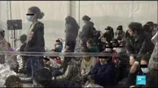 Biden administration releases video from inside crowded migrant detention facilities