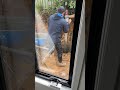 Setting up pose for retaining wall - view from lounge room #cteahome #retainingwall #buildinghouse