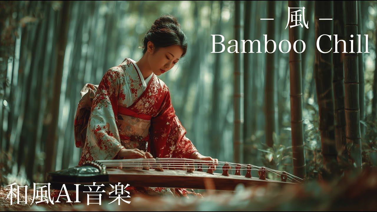 竹林の風と琴の音色。究極の和風チルタイム