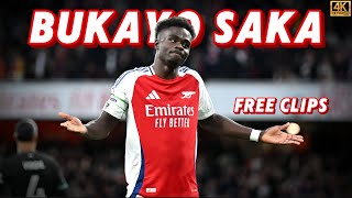 Bukayo Sako 4K Free Clips Best Goals And Celebrations Topaz