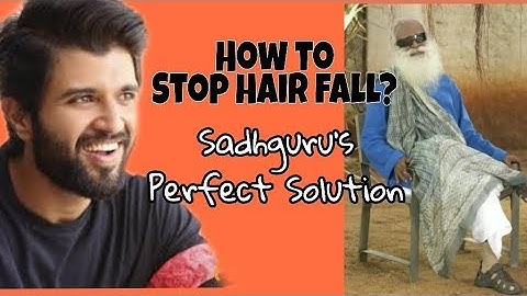 How to Stop Hair fall? | Sadhguru Tips to Vijay Deverakonda