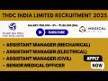 THDC India Limited Recruitment 2025 | Assistant Manager & Senior Medical Officer | Govt PSU Jobs