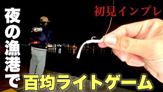 近所の漁港で100均ルアー投げてなんか釣りたい