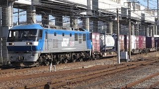 【4K】JR山陽本線　EF210-138号機牽引　5051レ貨物列車