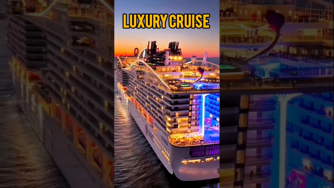😱 World’s Most Expensive Cruise Experience! 💎🚢 #cruise