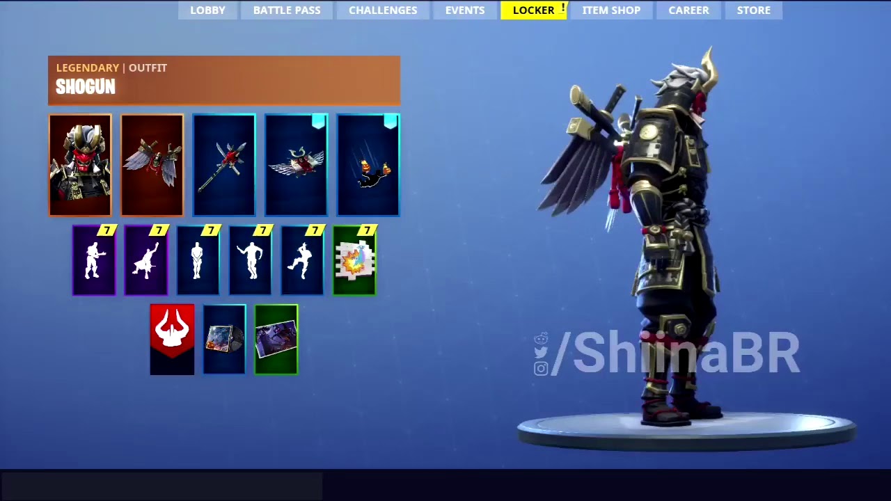 new shogun skin fortnite - shogun skin fortnite release date