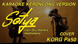 SOTYA - Dru Wendra Wedhatama (Karaoke Keroncong)