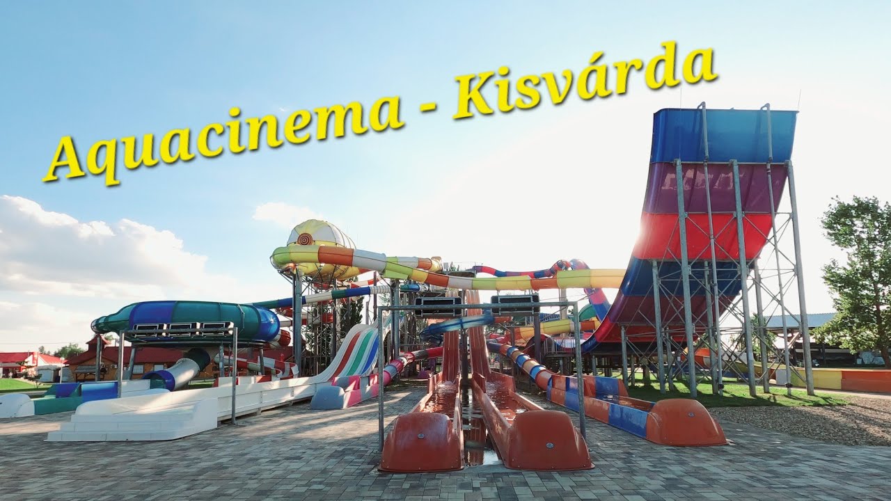 Aquacinema Gyógy- és strandfürdő | Aquapark | Kisvárda | Összes csúszda | 2022 | 4K