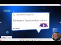 Generate a Test from Run History
