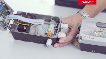 Assembly of the GEMÜ 1435 positioner