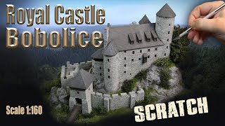 This is how I build Bobolice Castle | Scale 1:160 | Scratch built