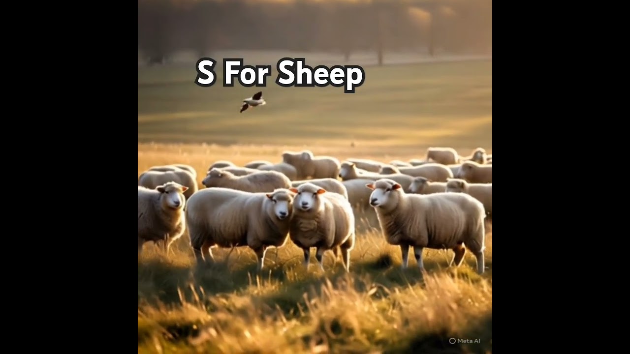 #@funzonekids # shorts # sound s # learn letter s # s for sheep