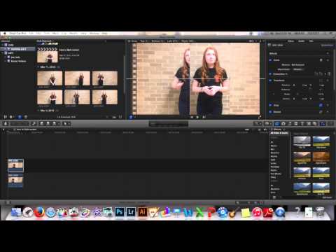 How to: split screen on FCP