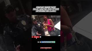 Company Owner Faces Police Scrutiny Over Officer Impersonation Claims!