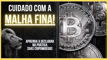 Como declarar CRIPTOMOEDAS na Prática! | BITCOIN, ETHEREUM, etc. (PASSO A PASSO GCAP E DIRPF)