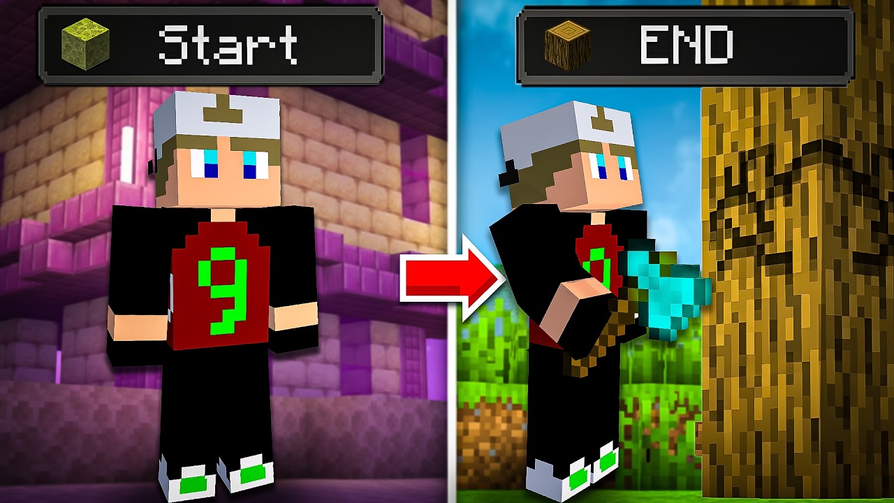 Minecraft Reverse T Beating Minecraft in Reverse Order… Is It Even Possible?! - YouTube