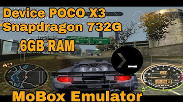 MoBox Emulator Android - Need for Speed : Most Wanted POCO X3 Android 12 6GB RAM  Game Play