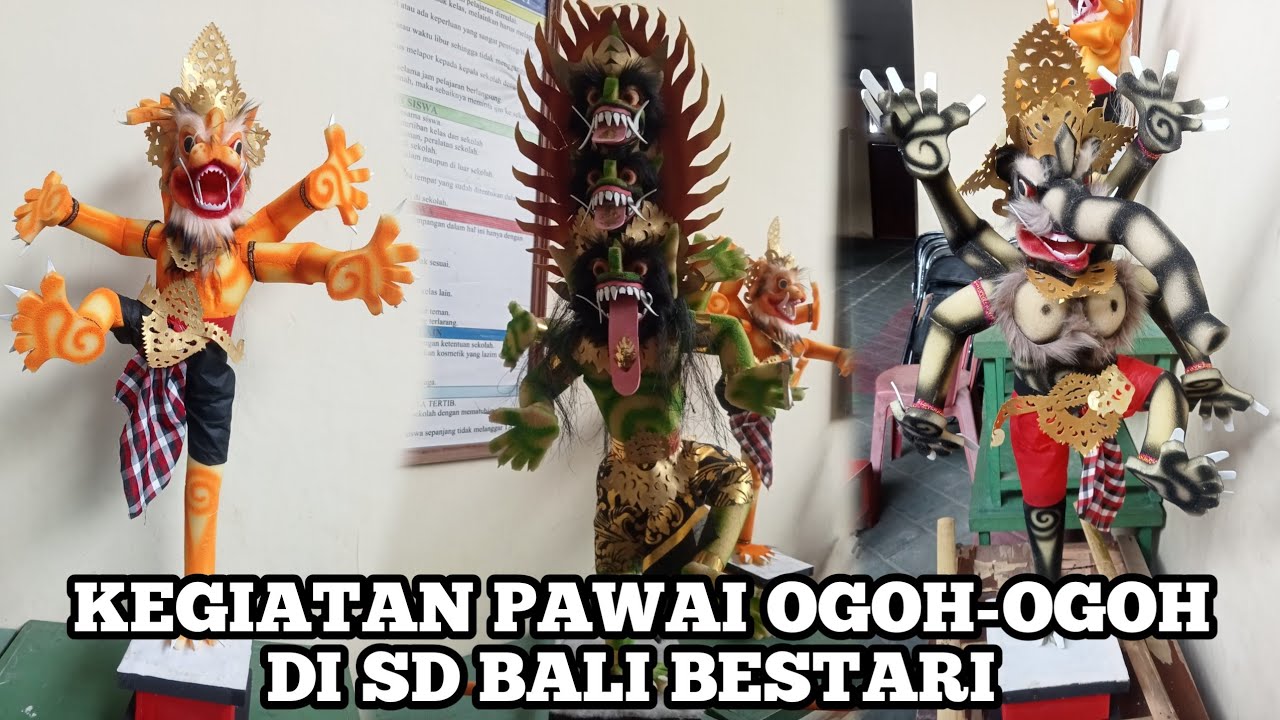 Pawai Ogoh-ogoh Di Sekolah Bali Bestari tahun Caka 1946 || tahun 2024