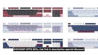 GMK67 GMK87 126 Keys PBT Cherry Keycaps GMK Keycap Double Shot Mechanical Game Keyboard Wi