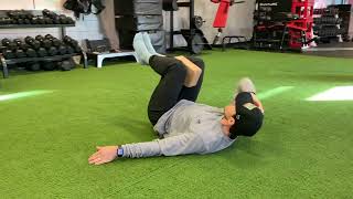 Supra Umbilical - External Oblique - Knees Bent - Elbow to Knee