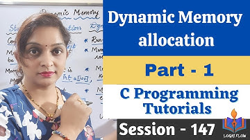 C-147 - Dynamic Memory Allocation |Part-1|#dynamicmemoryallocation