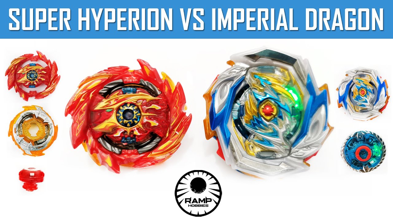 Super Hyperion VS Imperial Dragon Ignition' Beyblade Burst Battle