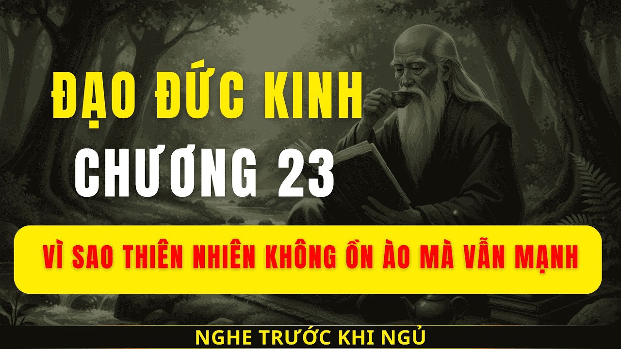 ĐẠO ĐỨC KINH CHƯƠNG 23 | Ít lời nhưng đúng nhịp mới là sức mạnh