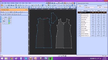 Optitex PDS Measurements chart  ( Reach Borey )