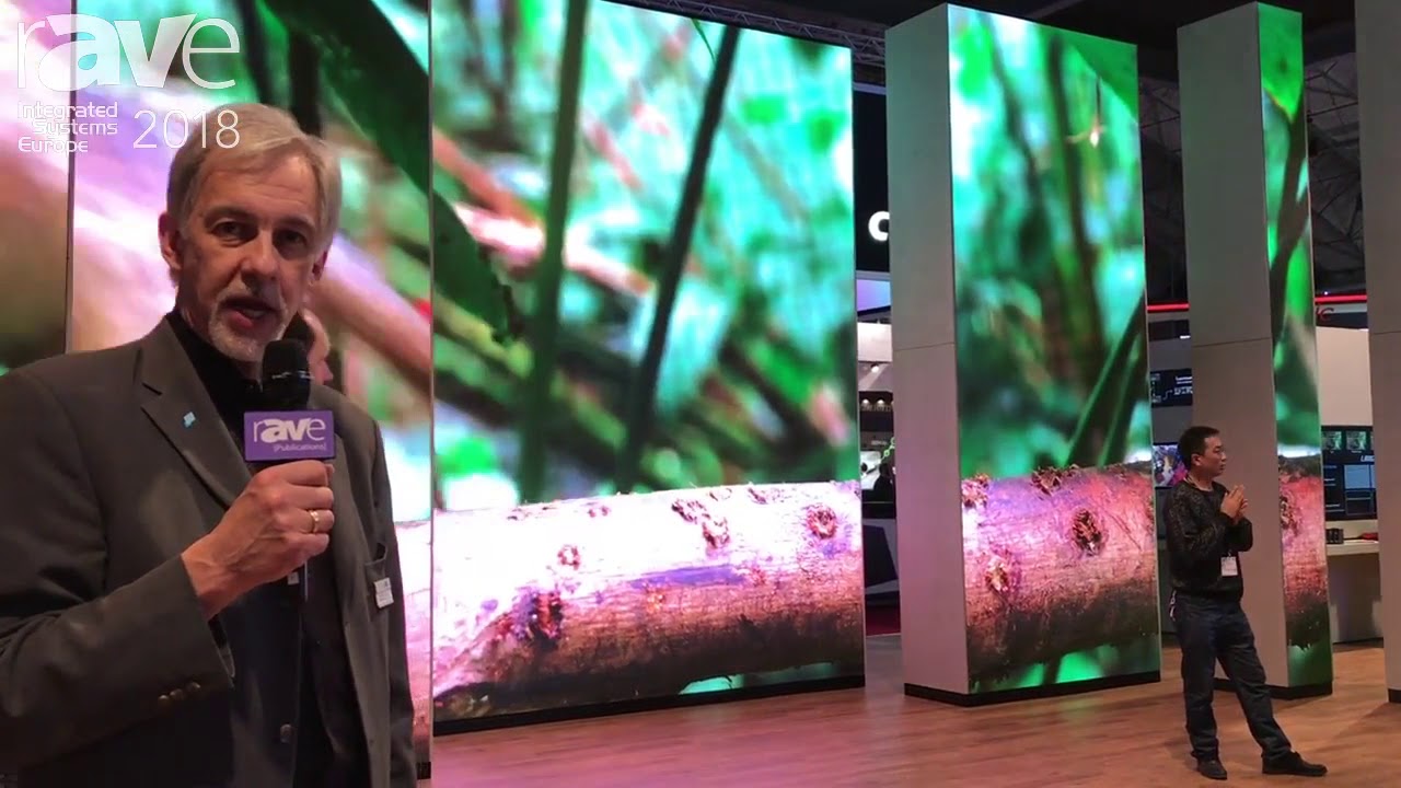 ISE 2018 LANG AG Presents INFiLED s1.8 LE Customized LED Wall for