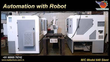 Automation with Robot | RealTech CNC Machine VD 337
