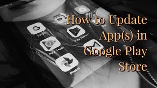 How to Update App(s) in Google Playstore screenshot 4