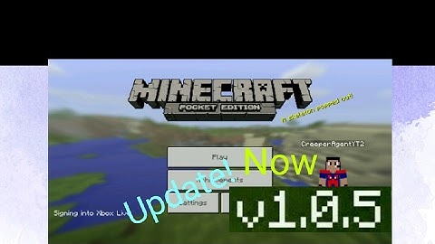 Minecraft pocket edition 1.0.5 update / command block