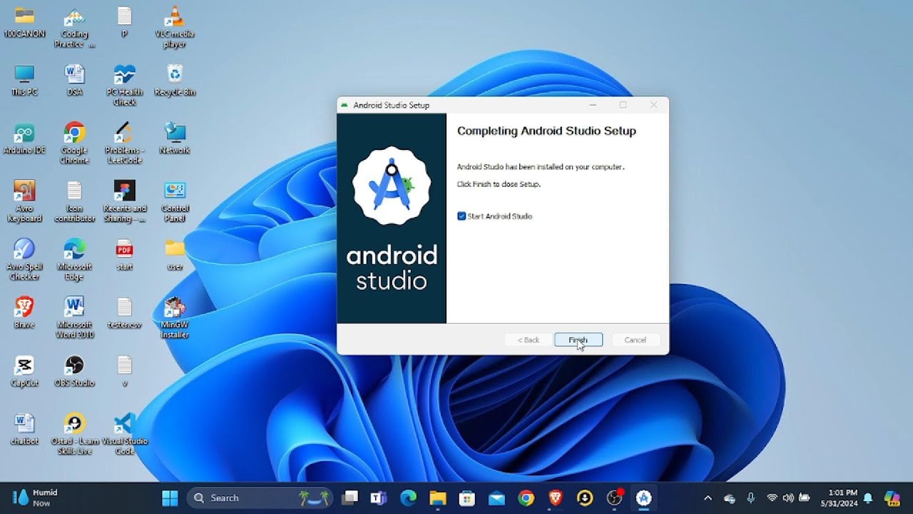 How to install android studio in windows. - YouTube