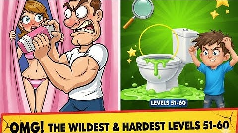 OMG! STOP SCROLLING! DELETE THIS! | The Wildest & Hardest DOP Levels 51-70 SOLVED! 🤯