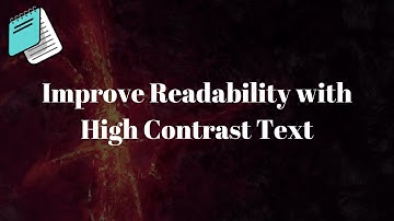 freeCodeCamp, Improve Readability with High Contrast Text, Applied Accessibility Website